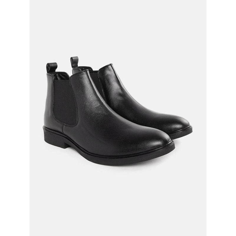 Carlton London Solid Black Chelsea Boots (EURO 41)